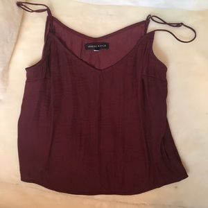 Silk tank top blouse
